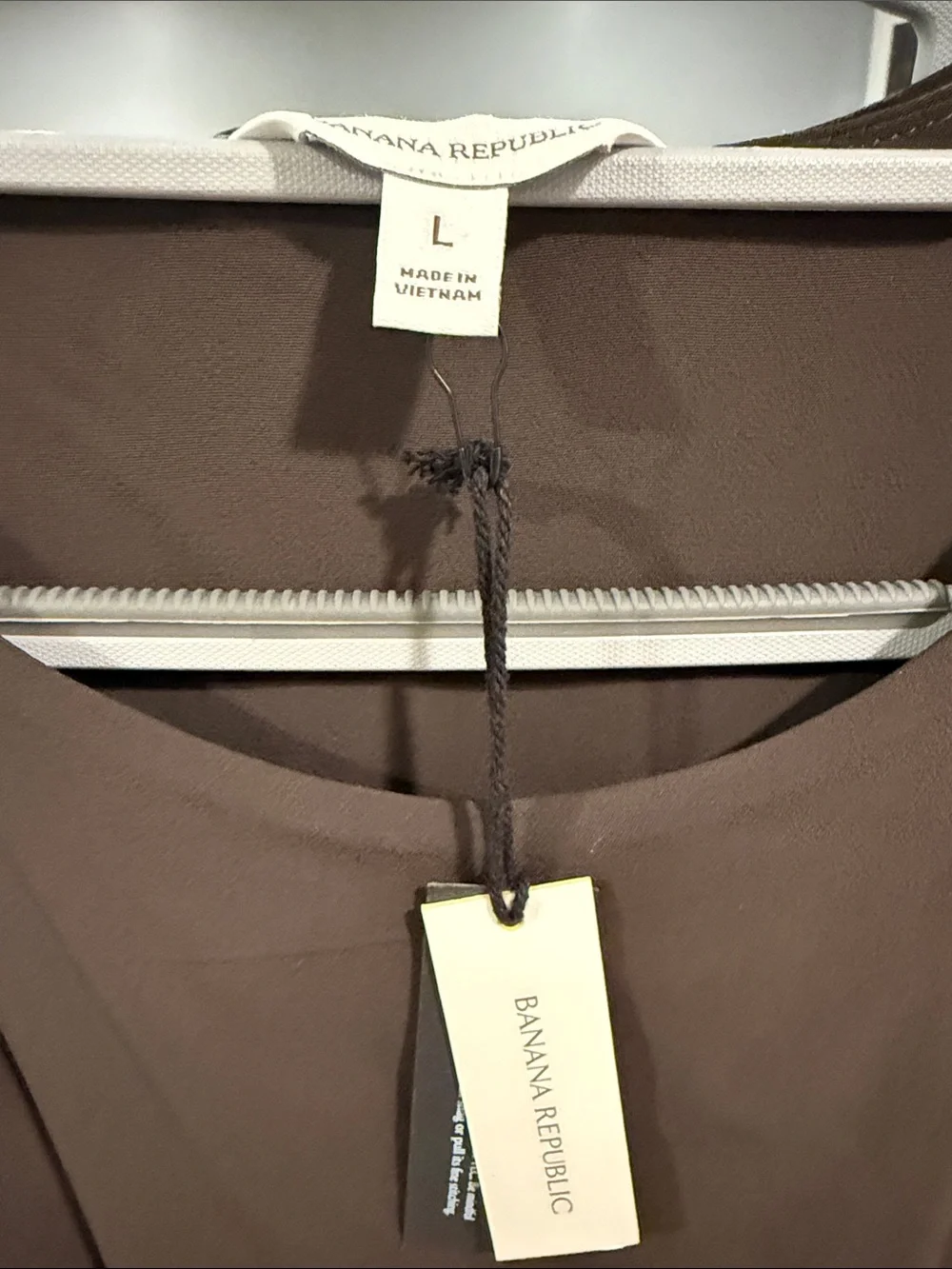 Banana Republic Brown Maxi Dress with Defined Waist